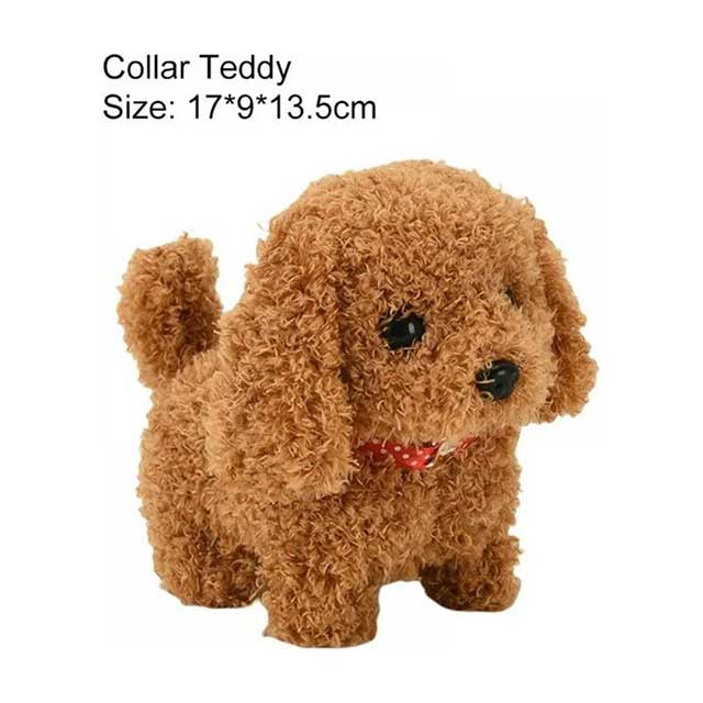 Cute Electric Simulation Dog Plush Toy β Realistic Chow Chow, Poodle, Labrador & Saint Bernard Pet for Kids | Interactive Walking & Barking Puppy Gift