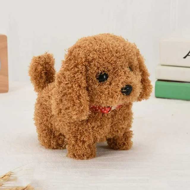 Cute Electric Simulation Dog Plush Toy β Realistic Chow Chow, Poodle, Labrador & Saint Bernard Pet for Kids | Interactive Walking & Barking Puppy Gift