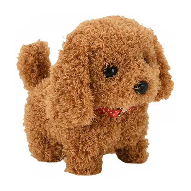 Cute Electric Simulation Dog Plush Toy β Realistic Chow Chow, Poodle, Labrador & Saint Bernard Pet for Kids | Interactive Walking & Barking Puppy Gift