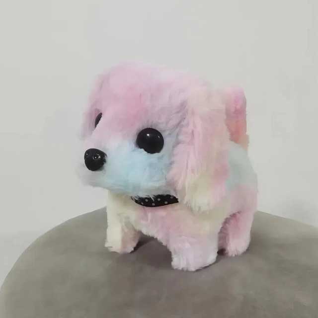 Cute Electric Simulation Dog Plush Toy β Realistic Chow Chow, Poodle, Labrador & Saint Bernard Pet for Kids | Interactive Walking & Barking Puppy Gift