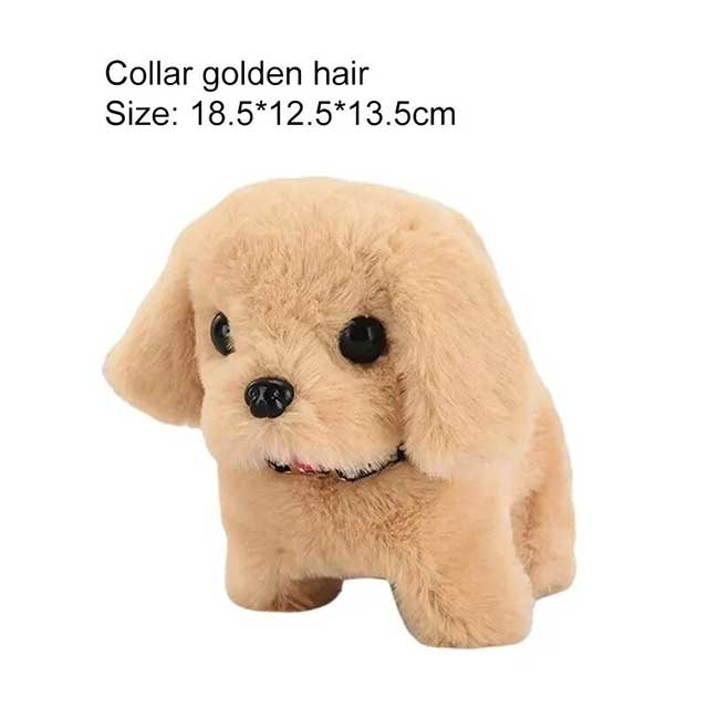 Cute Electric Simulation Dog Plush Toy β Realistic Chow Chow, Poodle, Labrador & Saint Bernard Pet for Kids | Interactive Walking & Barking Puppy Gift