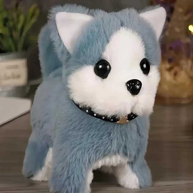 Cute Electric Simulation Dog Plush Toy β Realistic Chow Chow, Poodle, Labrador & Saint Bernard Pet for Kids | Interactive Walking & Barking Puppy Gift