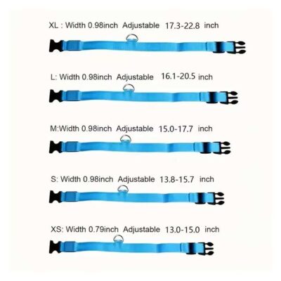 LED Glowing Dog Leash & Collar – Nylon Night Safety Flashing Light-Up Pet Set, Glow-in-the-Dark for Dogs