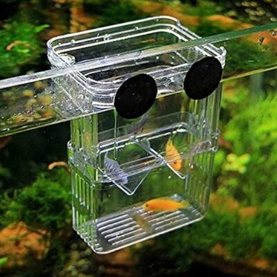Multifunctional Clear Aquarium Breeding Box – Fish Isolation & Hatching Incubator for Guppies & Small Fish