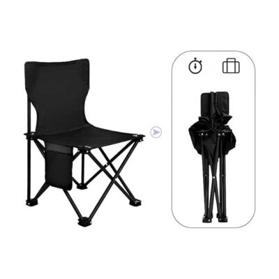 Ultralight Folding Fishing Chair – Heavy-Duty Portable Camping Seat for Outdoor, Beach, Hiking & Picnic | Superhard Travel Chair with High Load Capacity